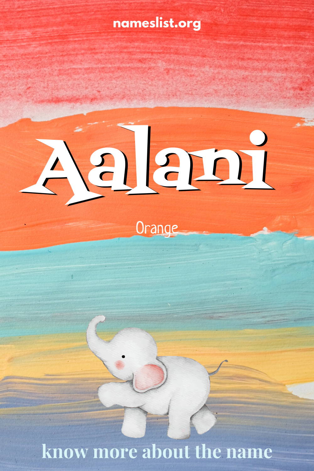 Aalani meaning and origin