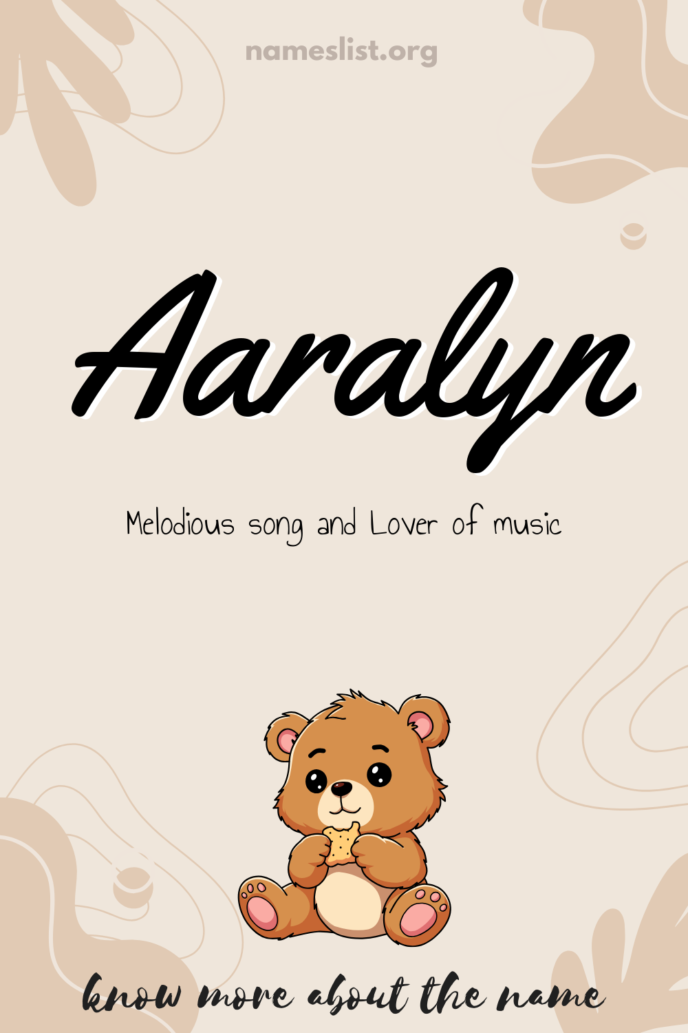 Aaralyn meaning and origin