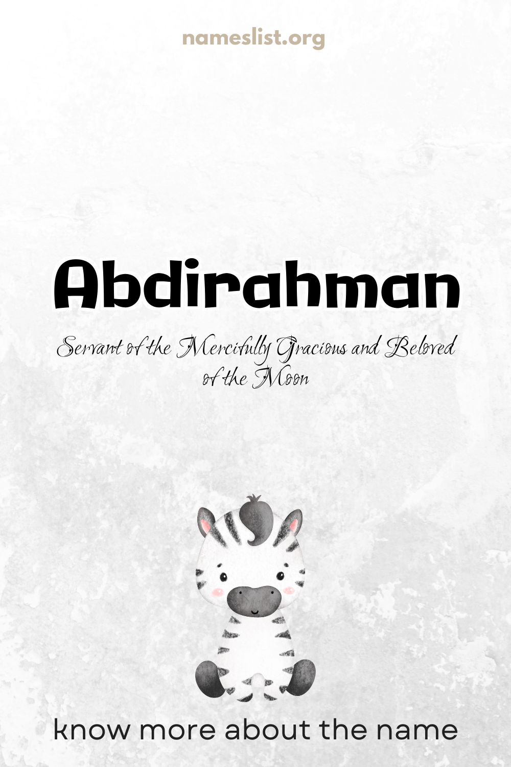 Abdirahman meaning and origin