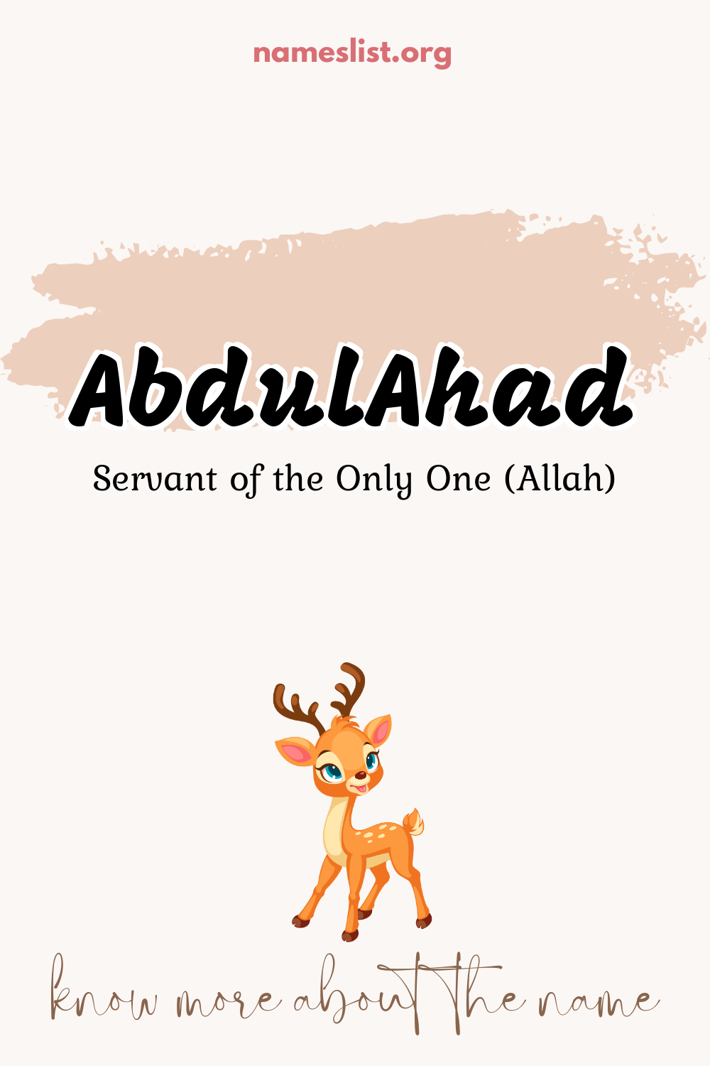 AbdulAhad meaning and origin