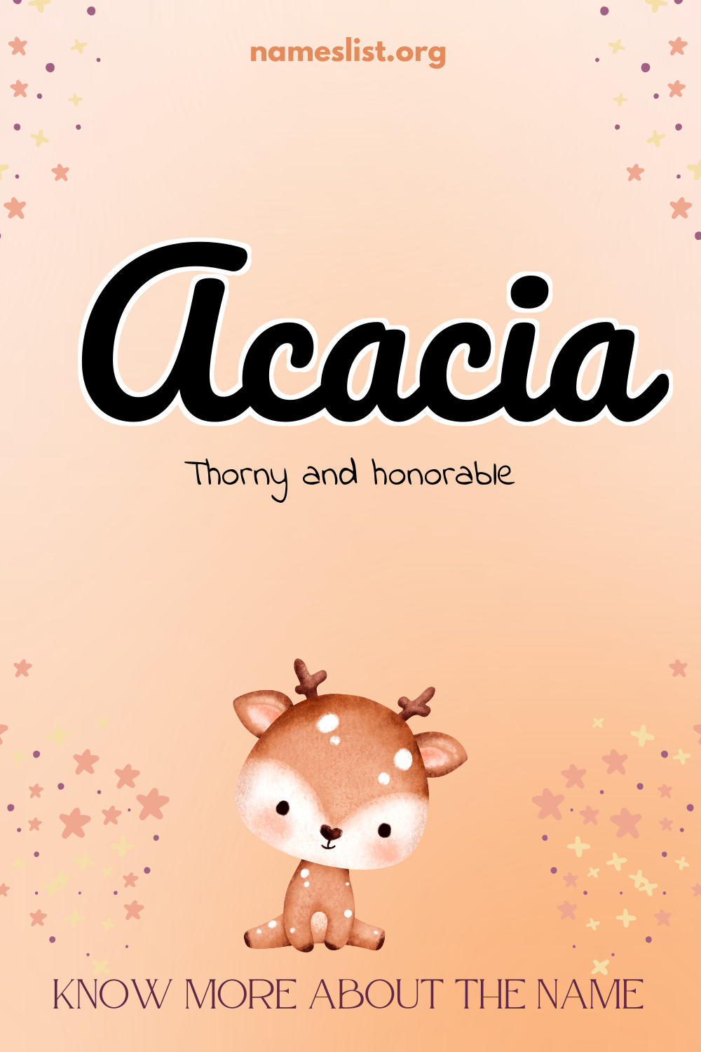 Acacia meaning and origin