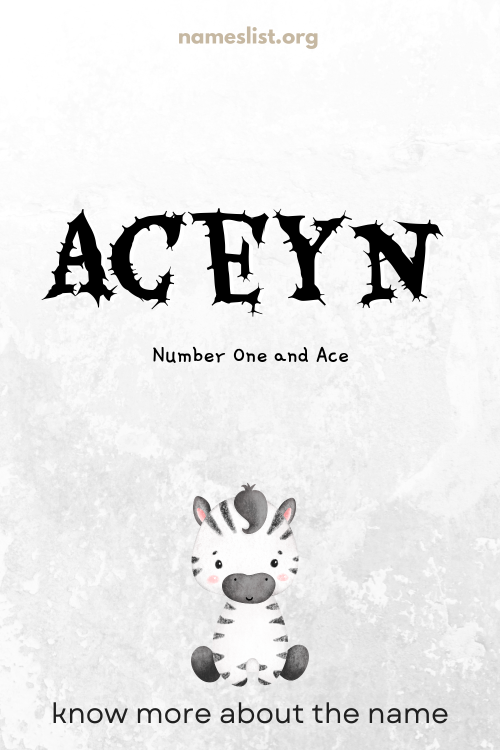 Aceyn meaning and origin