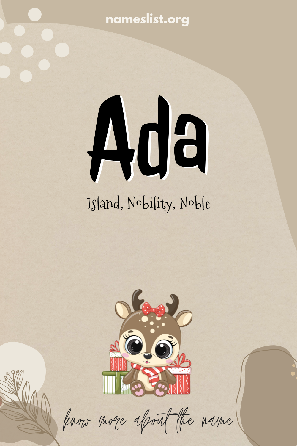 Ada meaning and origin