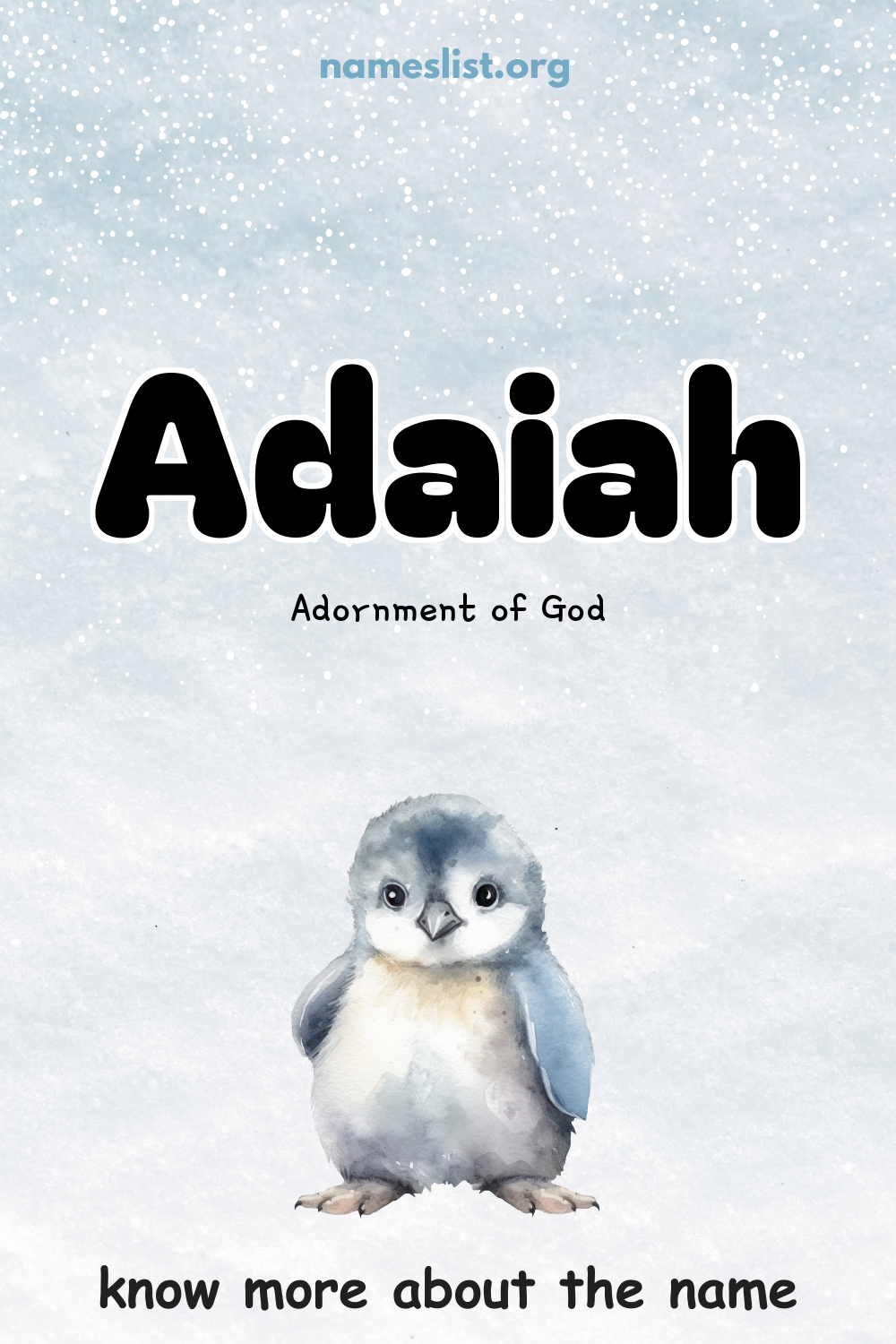 Adaiah meaning and origin