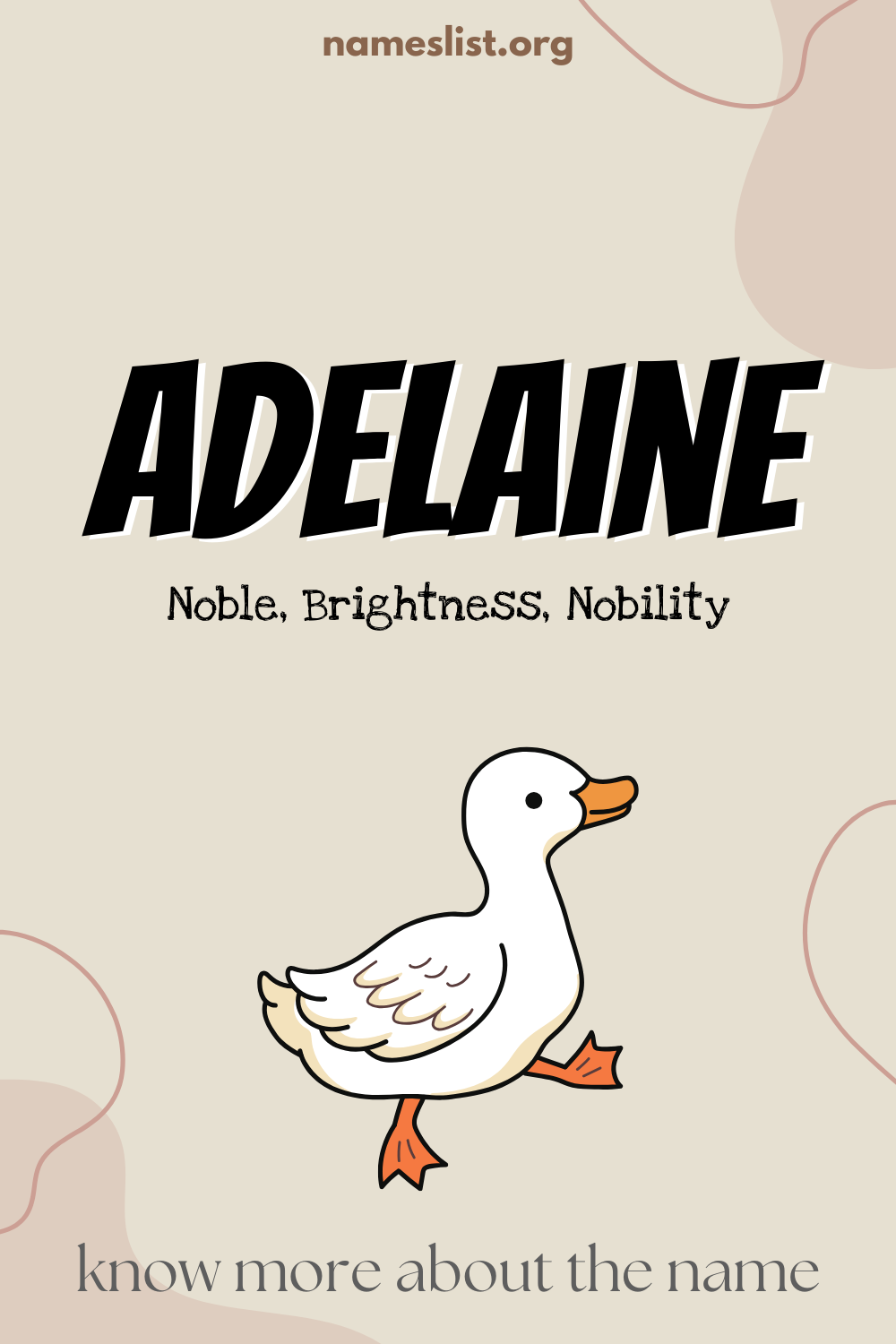 Adelaine meaning and origin