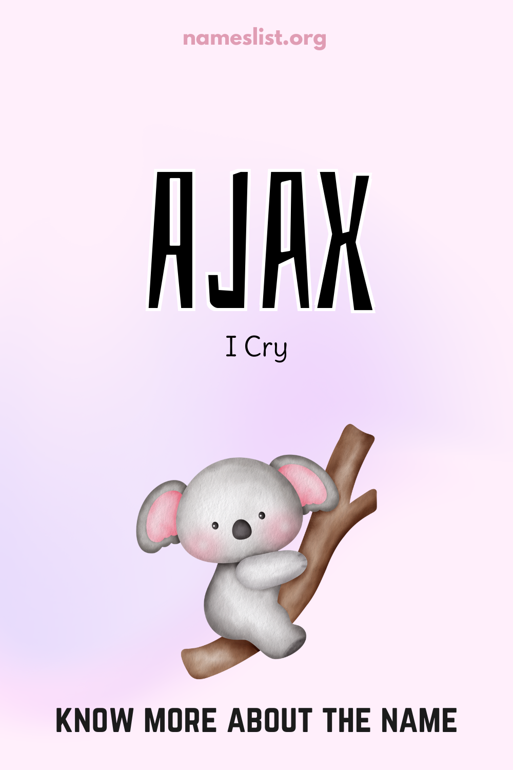 Ajax meaning and origin