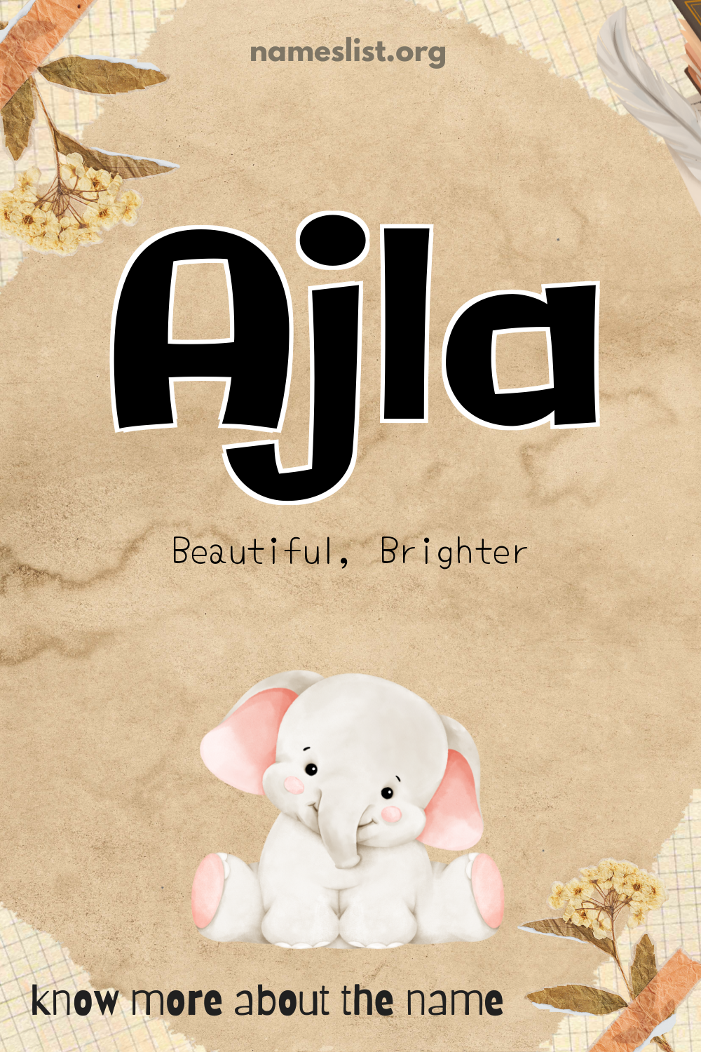 Ajla meaning and origin