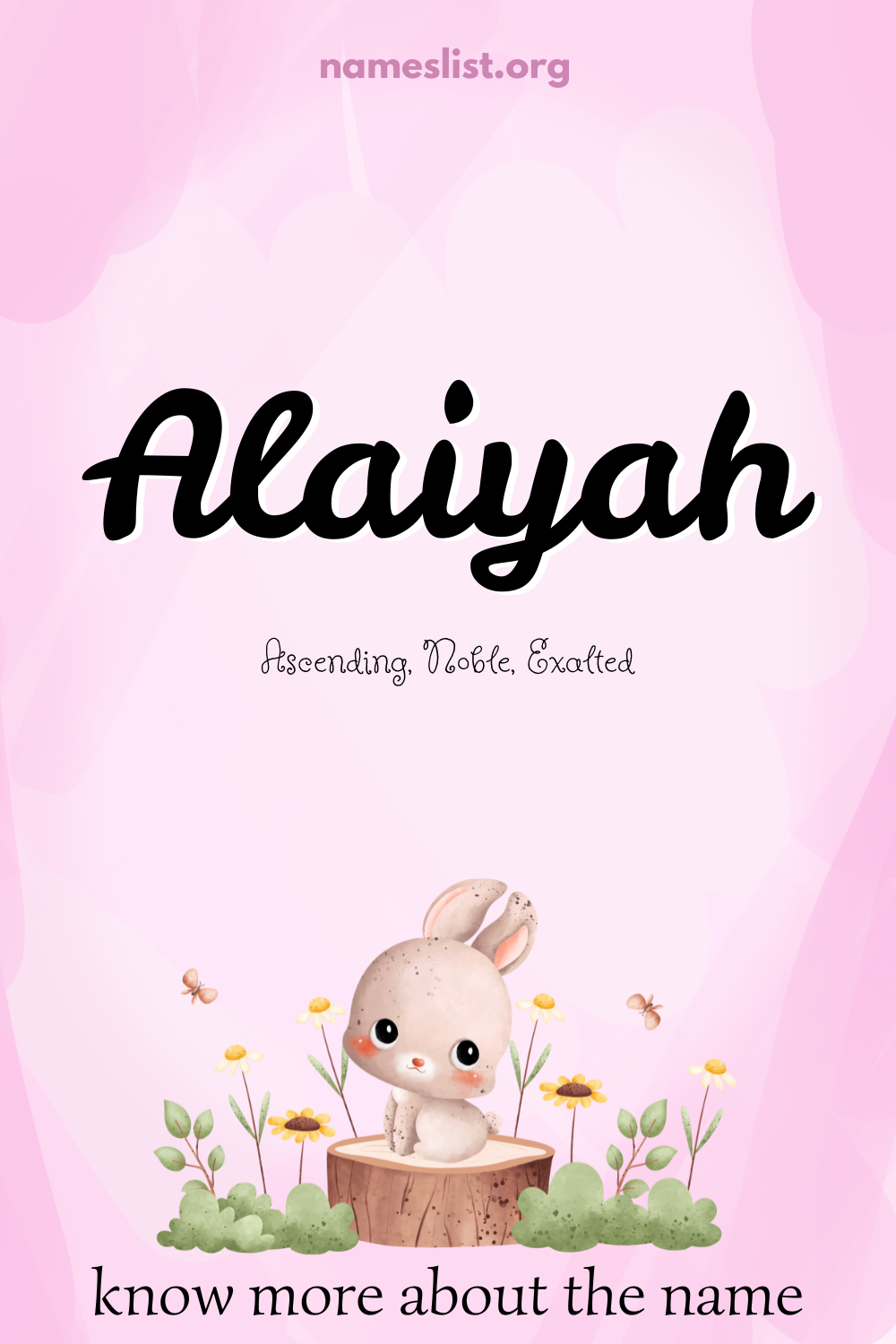 Alaiyah meaning and origin