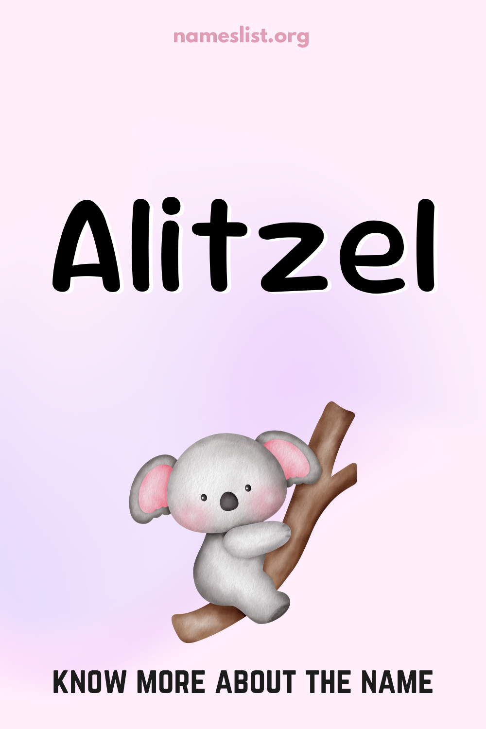 Alitzel meaning and origin