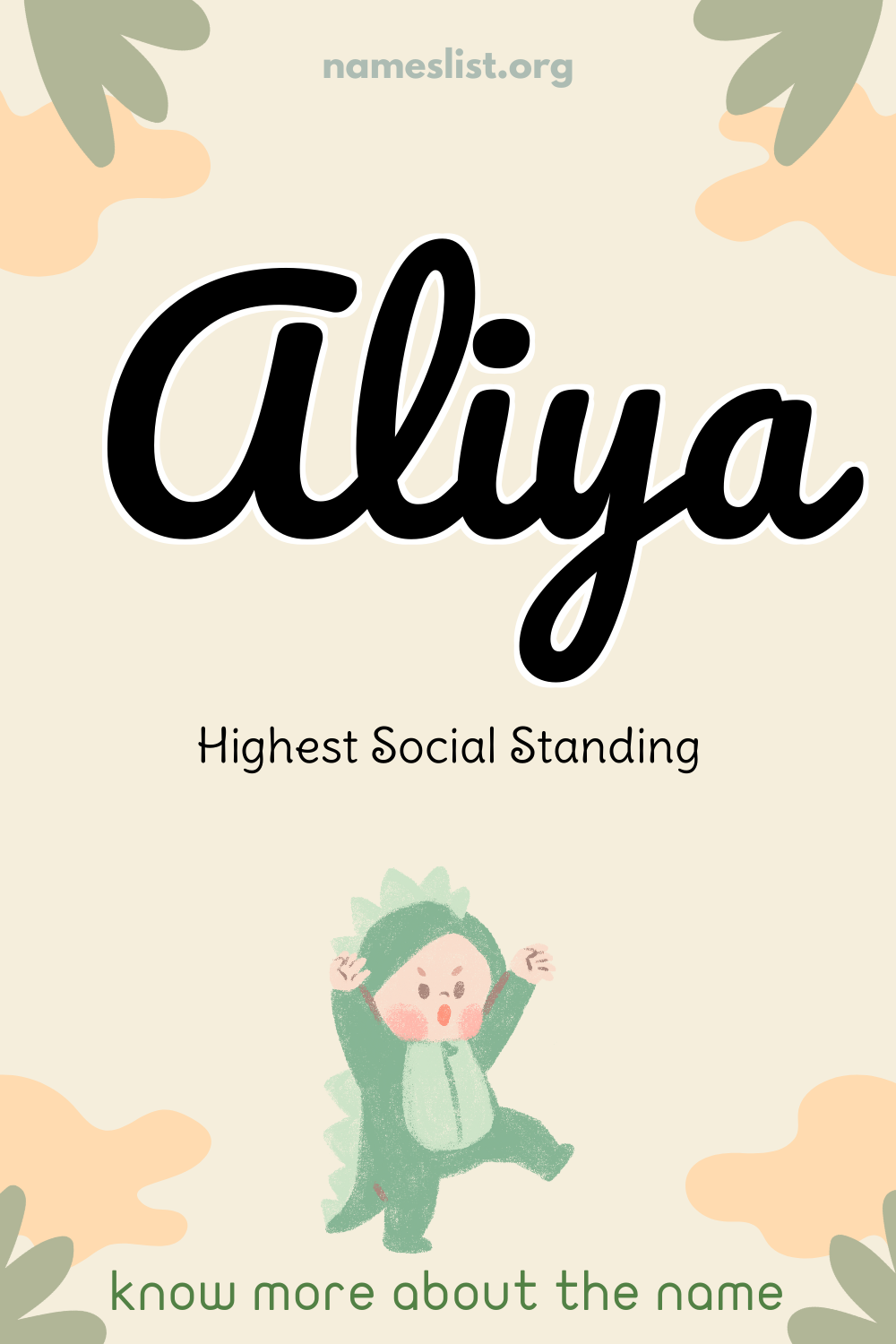 Aliya meaning and origin