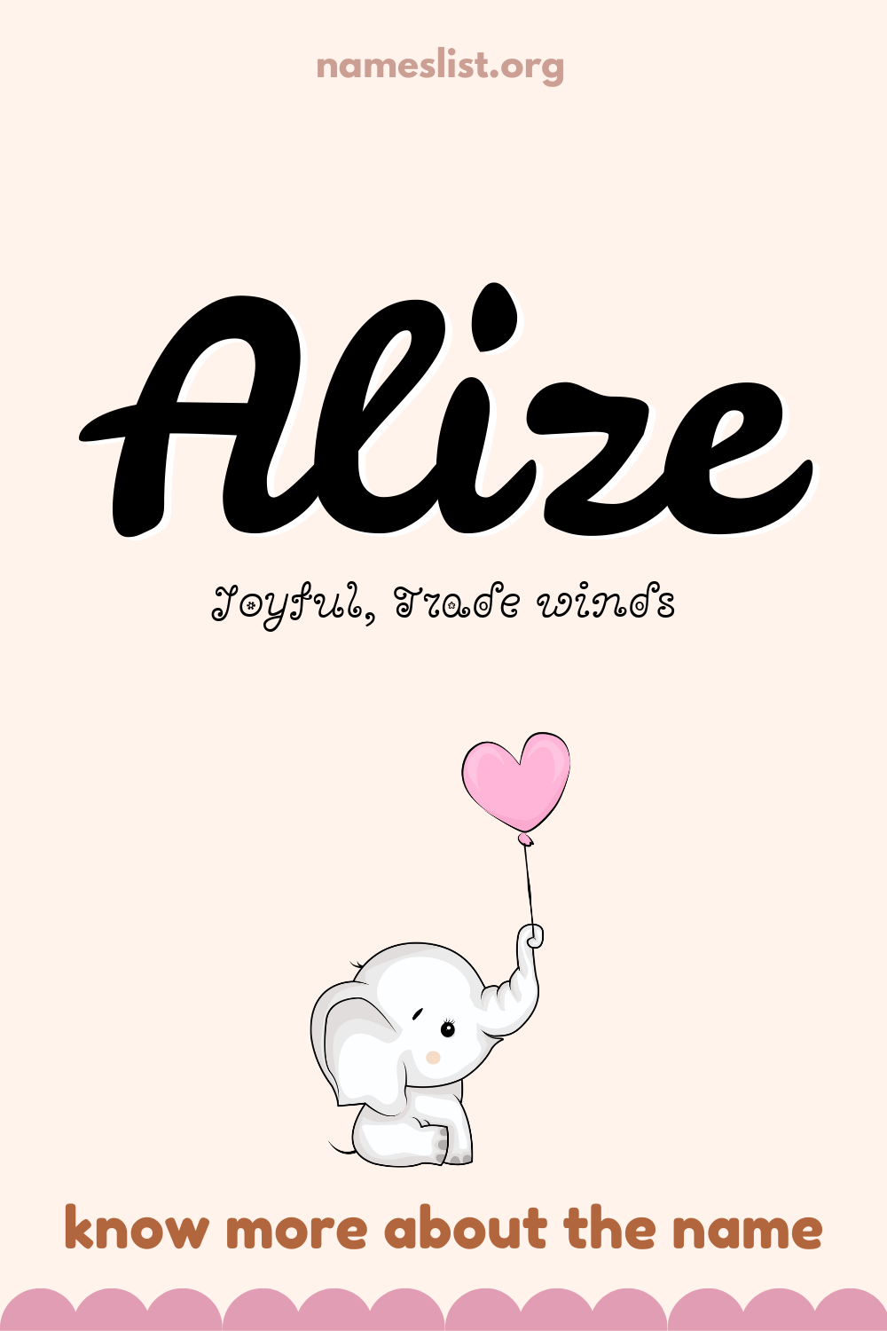 Alize meaning and origin