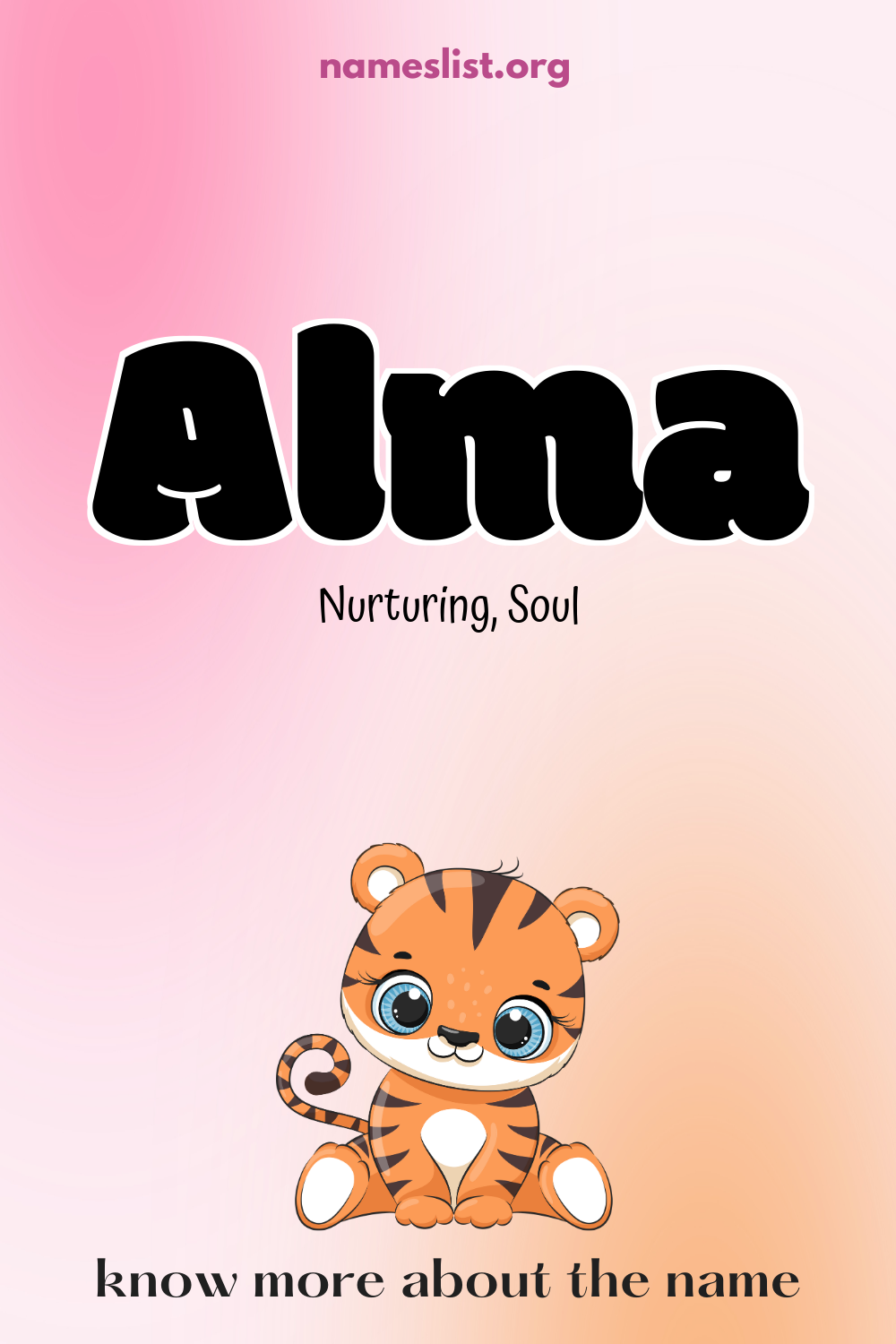 Alma meaning and origin