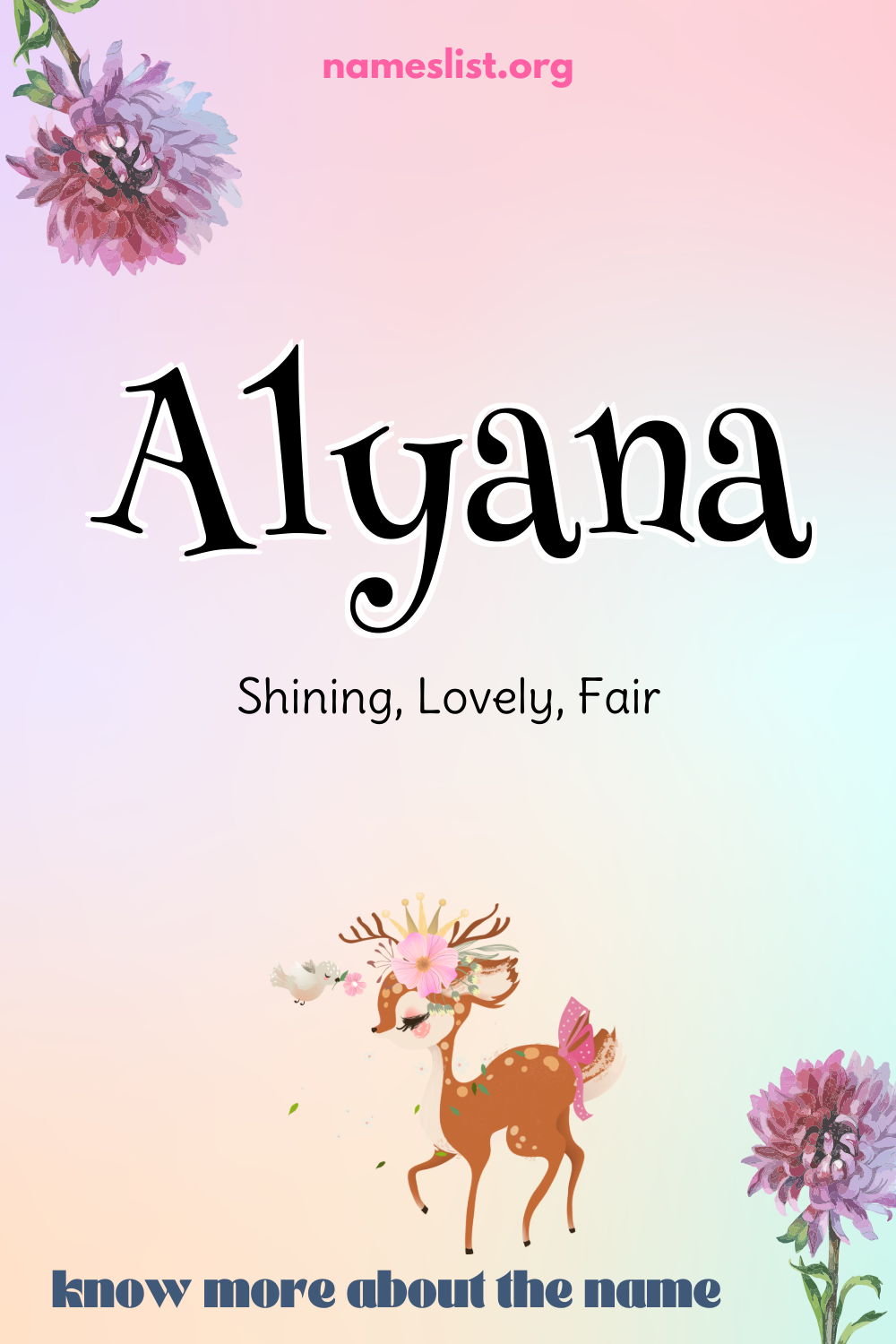 Alyana meaning and origin