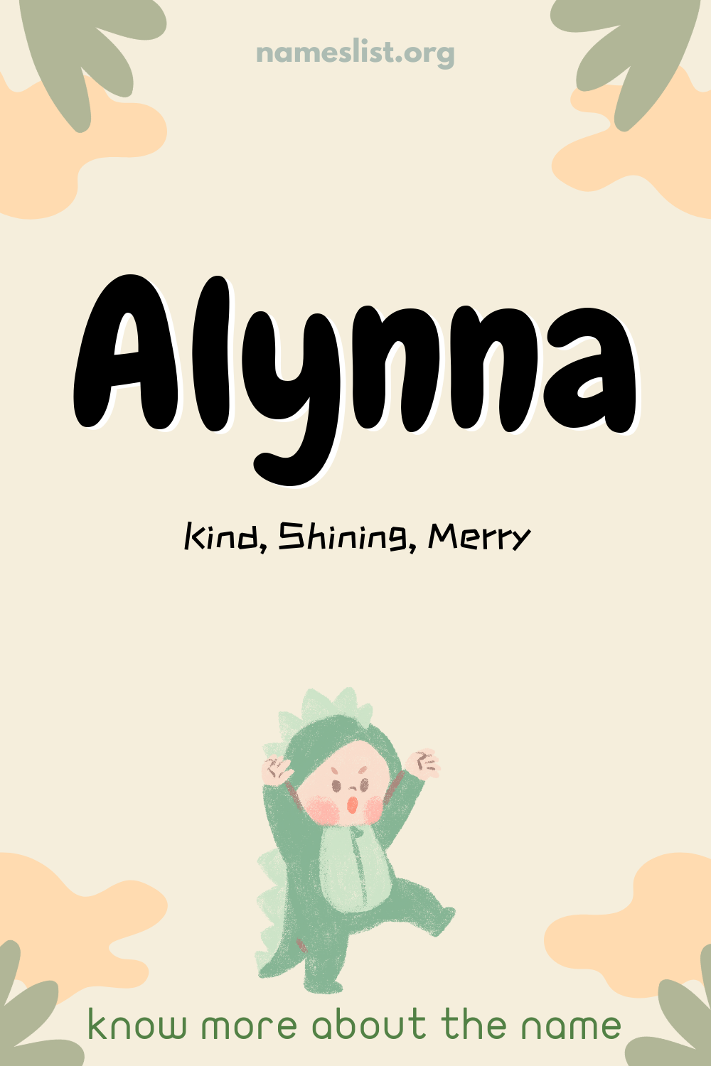 Alynna meaning and origin