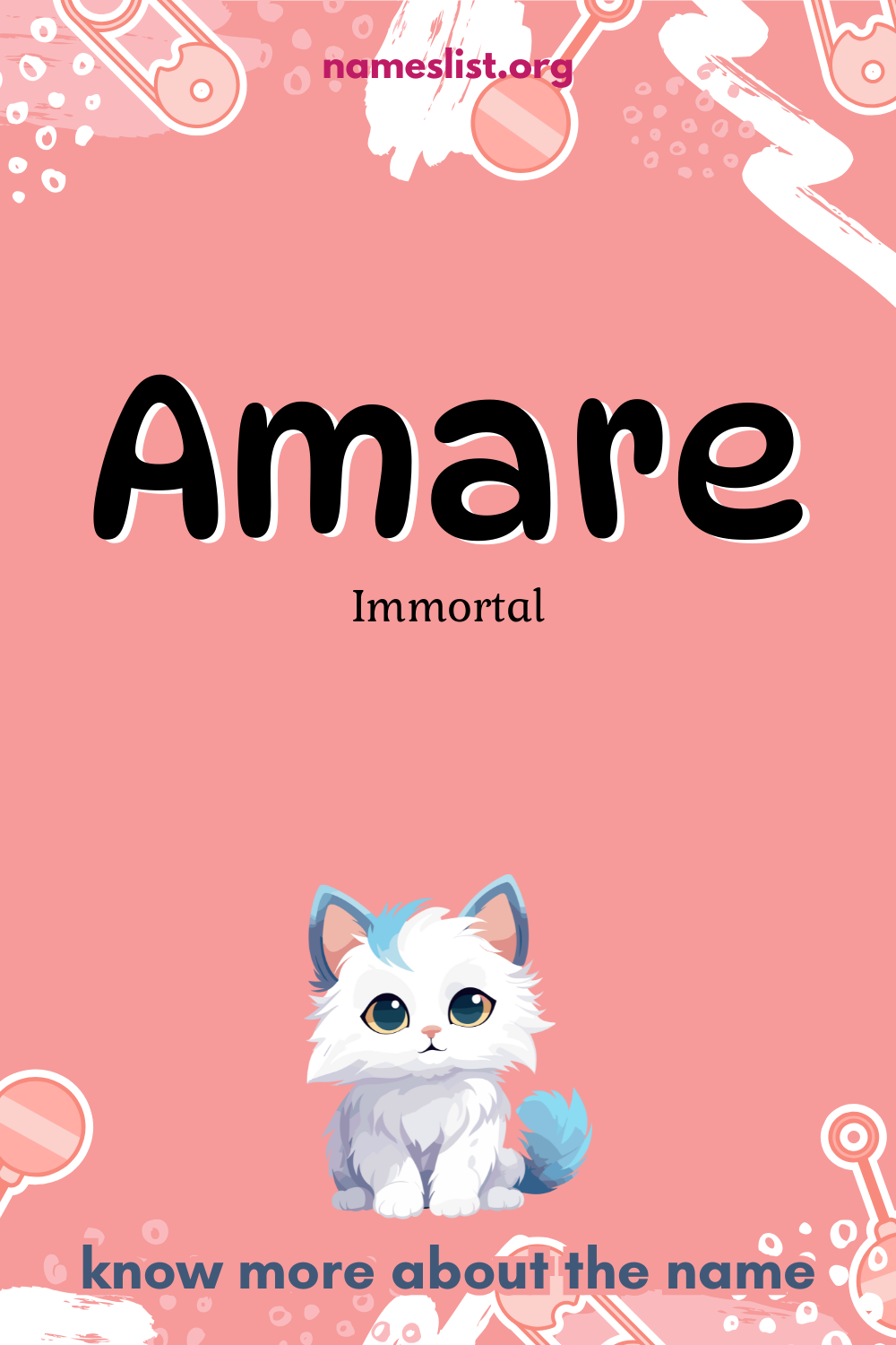 Amare meaning and origin