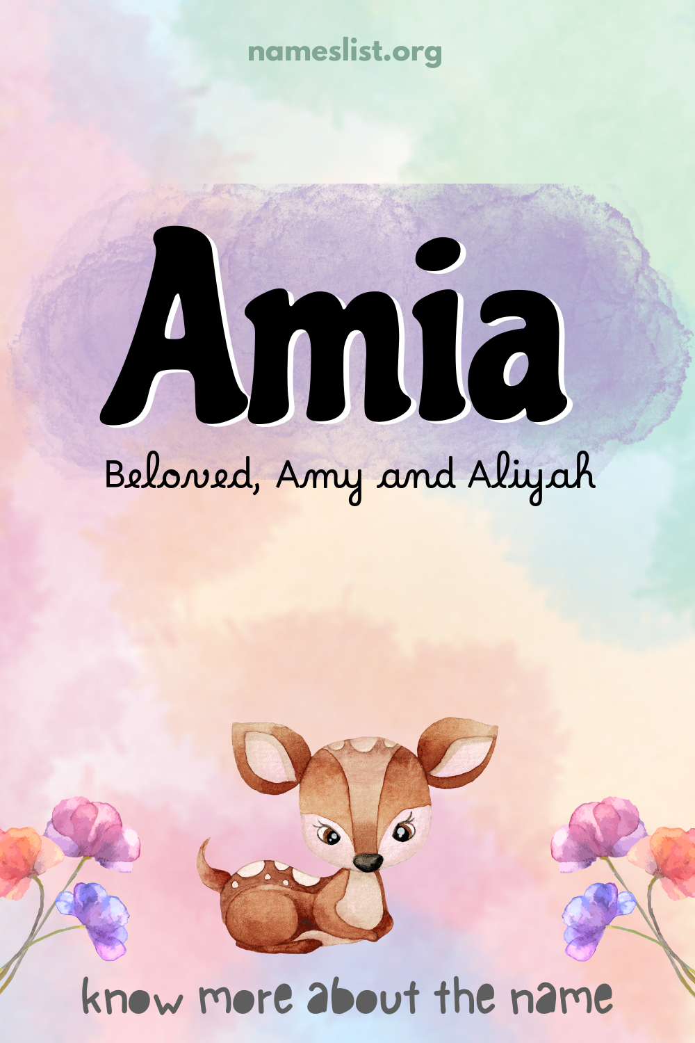 Amia meaning and origin