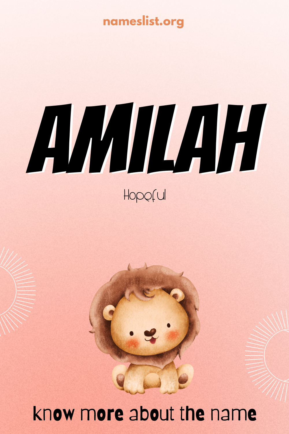 Amilah meaning and origin