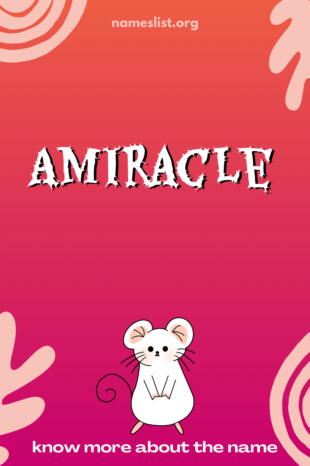 Amiracle meaning and origin