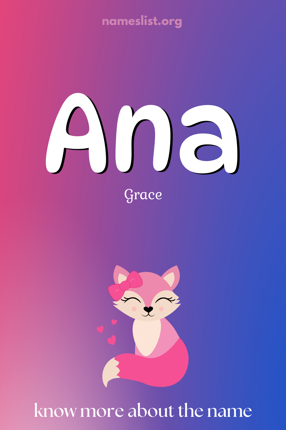 Ana meaning and origin