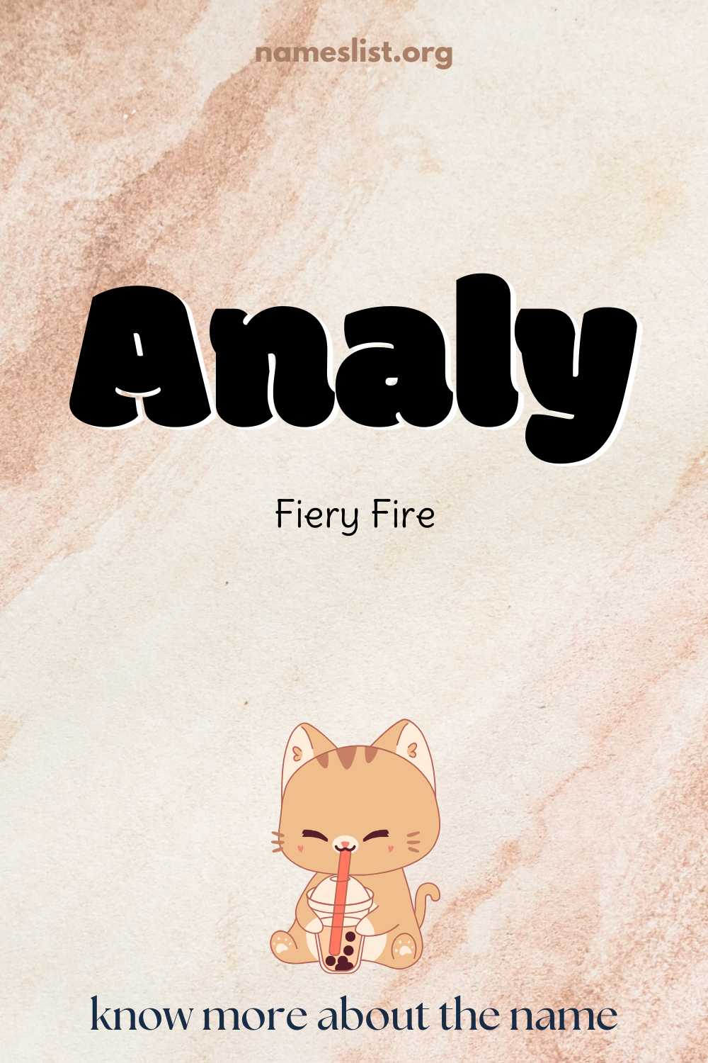 Analy meaning and origin