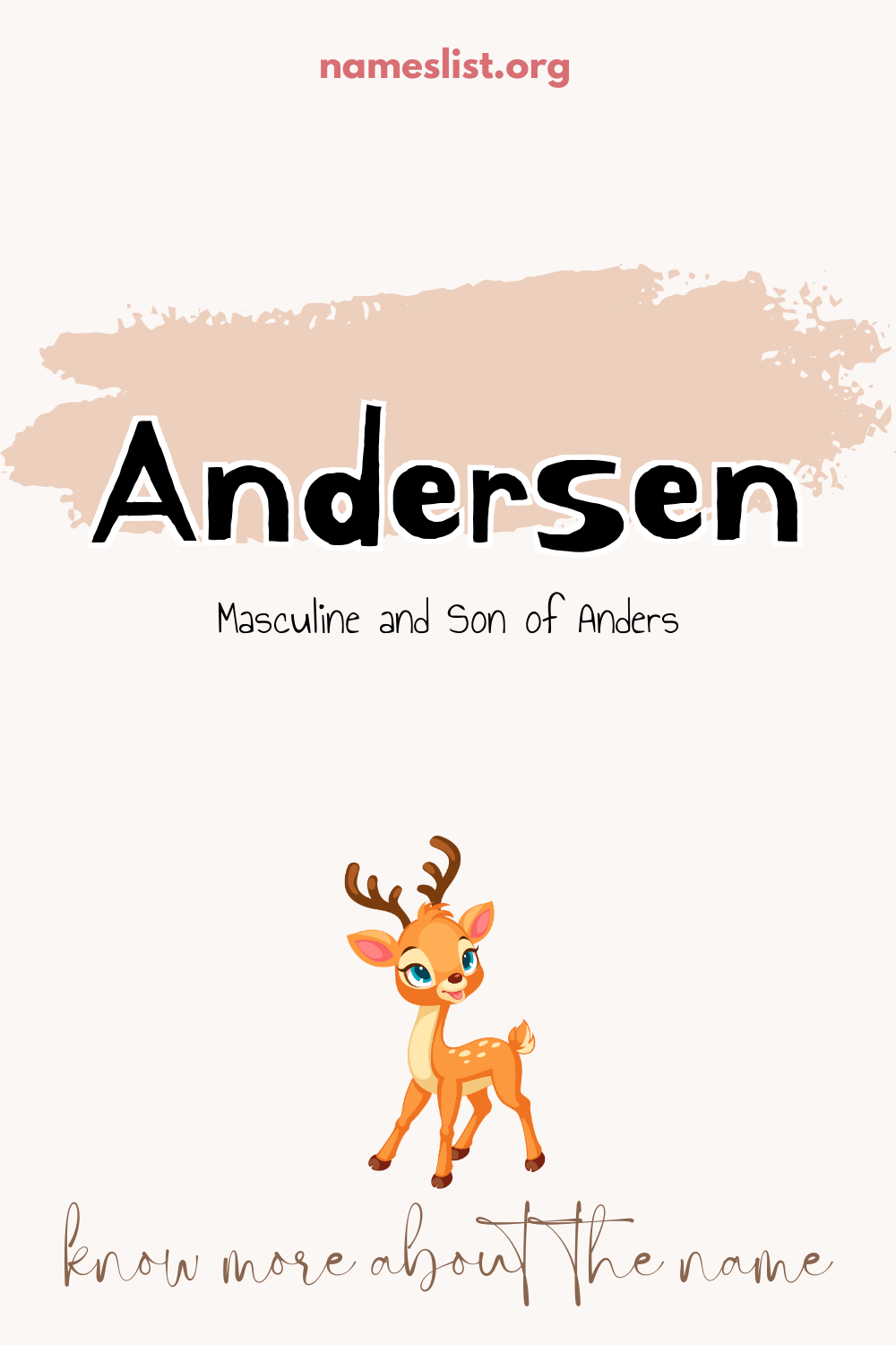 Andersen meaning and origin