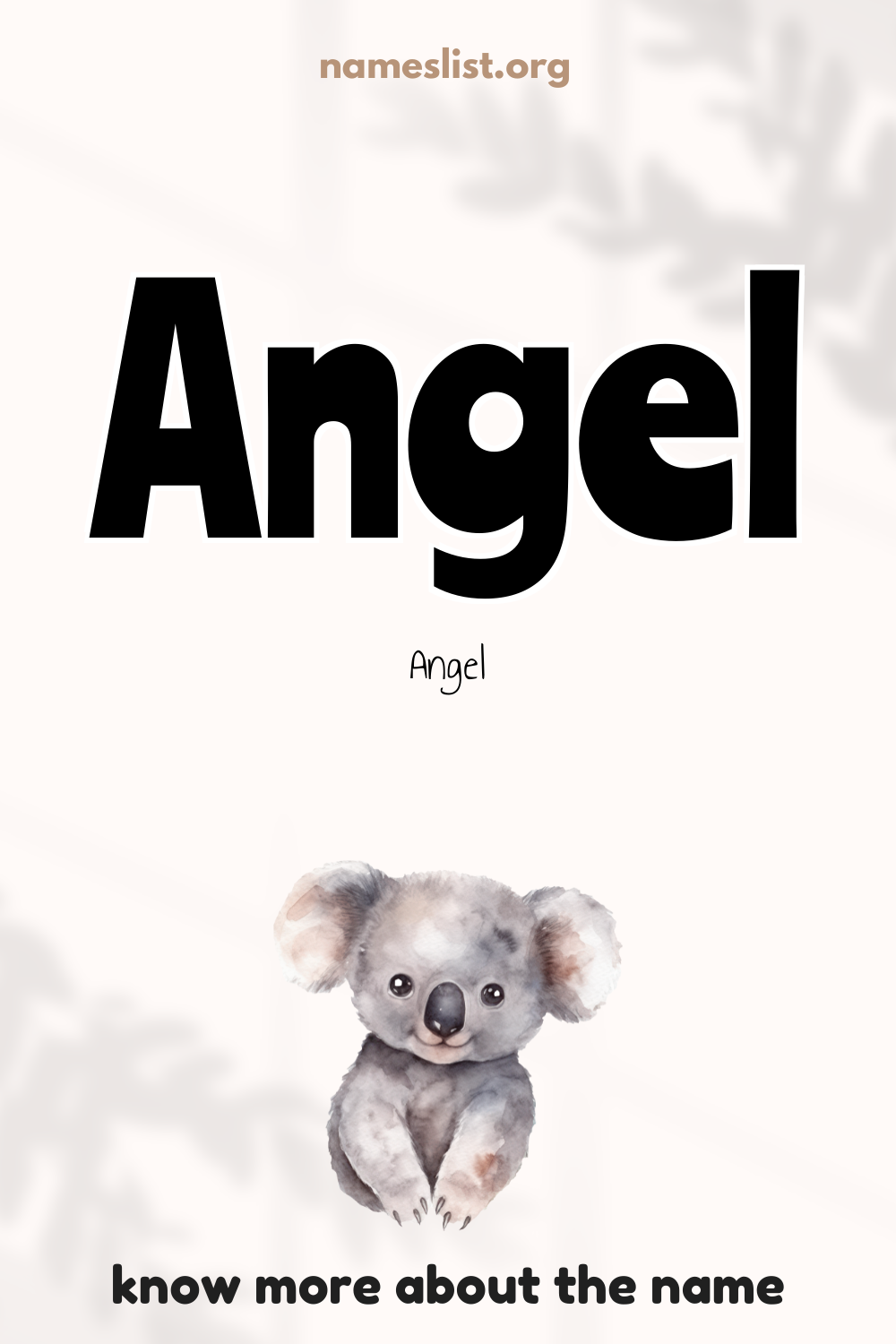 Angel meaning and origin