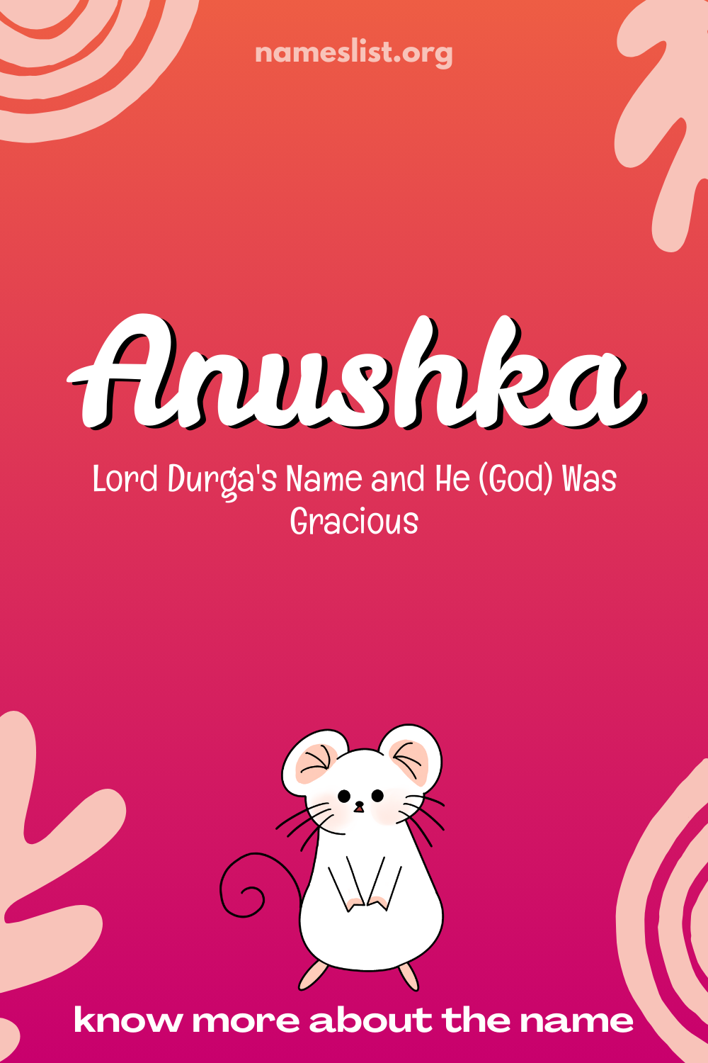 Anushka meaning and origin