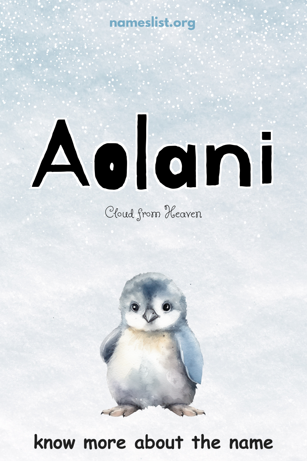 Aolani meaning and origin