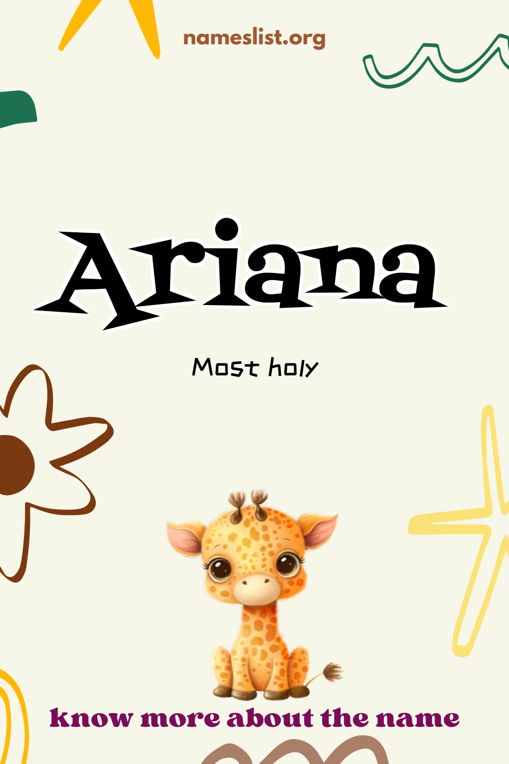 Ariana meaning and origin