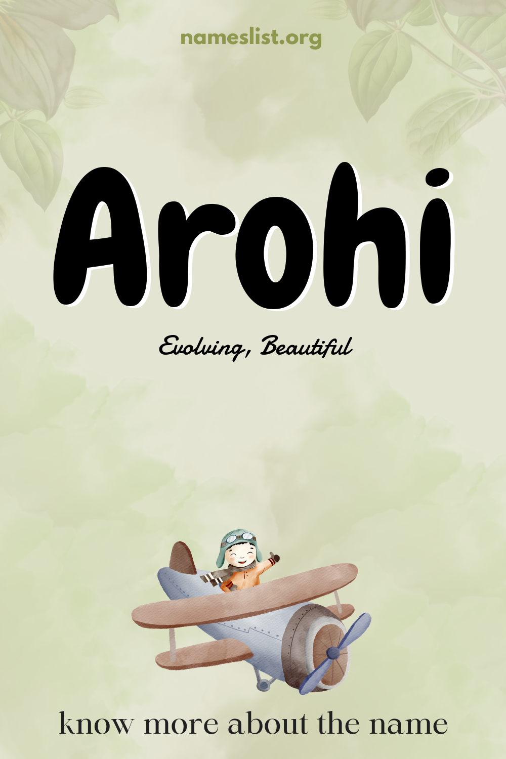 Arohi meaning and origin