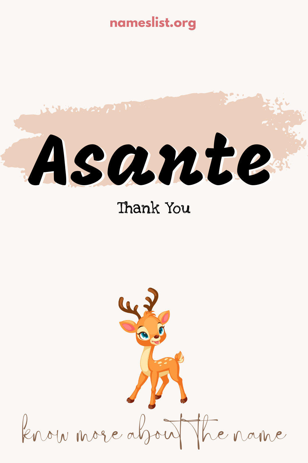 Asante meaning and origin