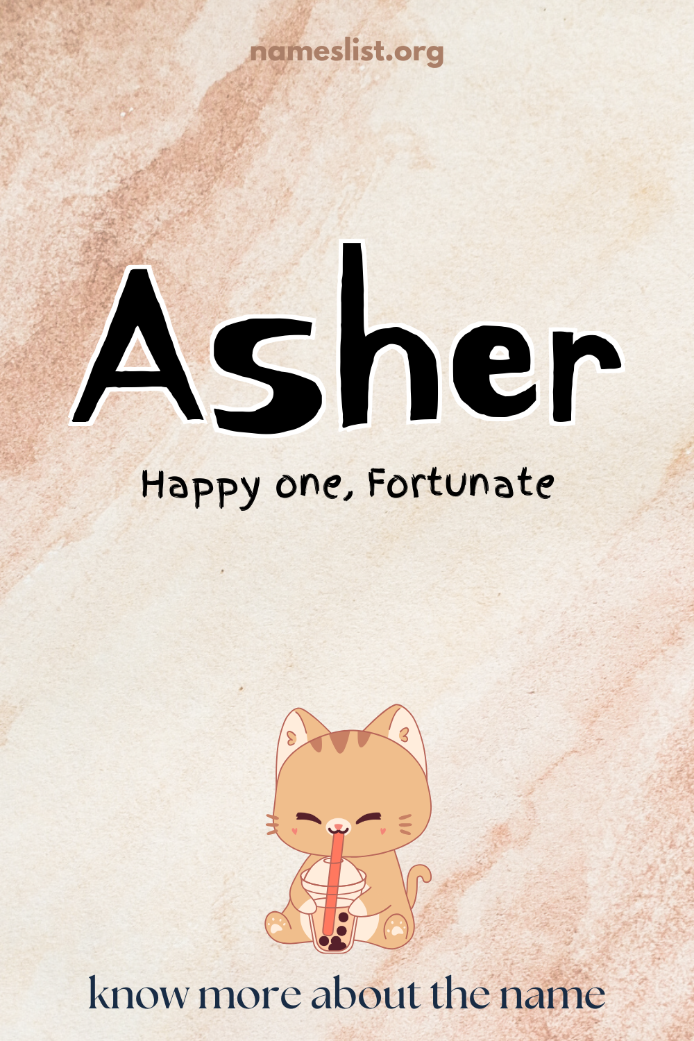 Asher meaning and origin