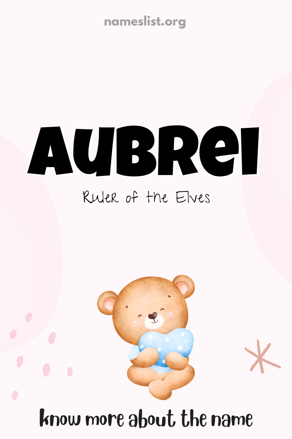 Aubrei meaning and origin