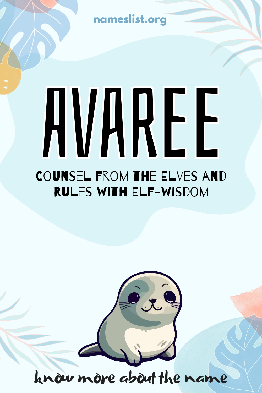 Avaree meaning and origin