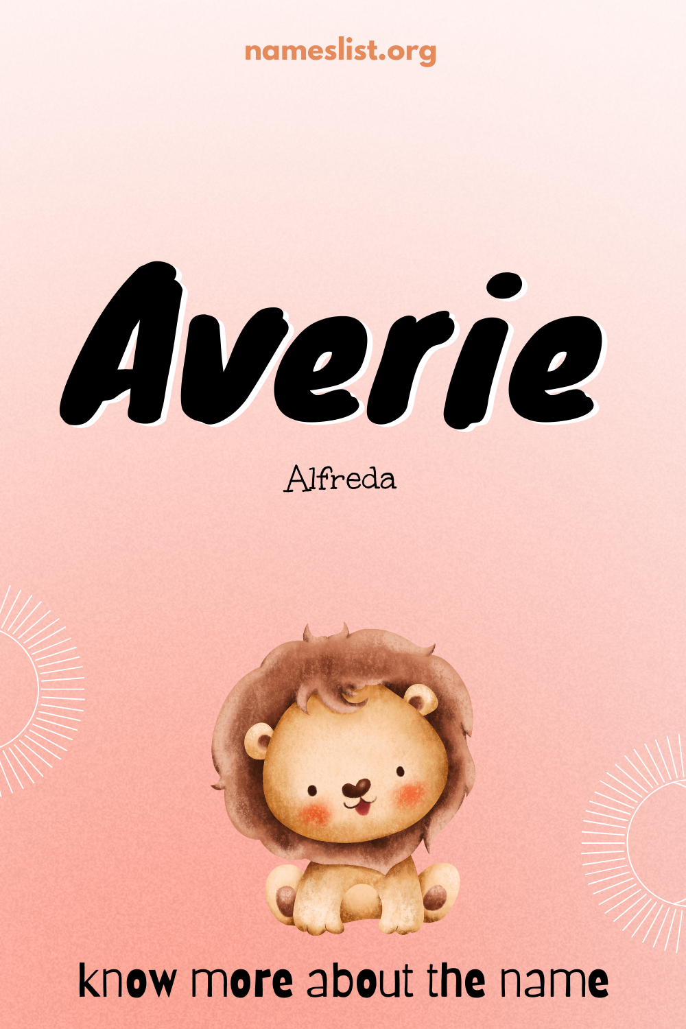 Averie meaning and origin