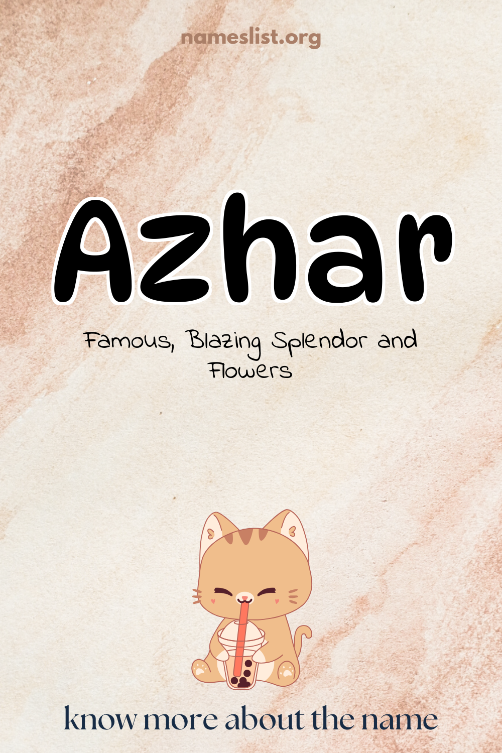 Azhar meaning and origin