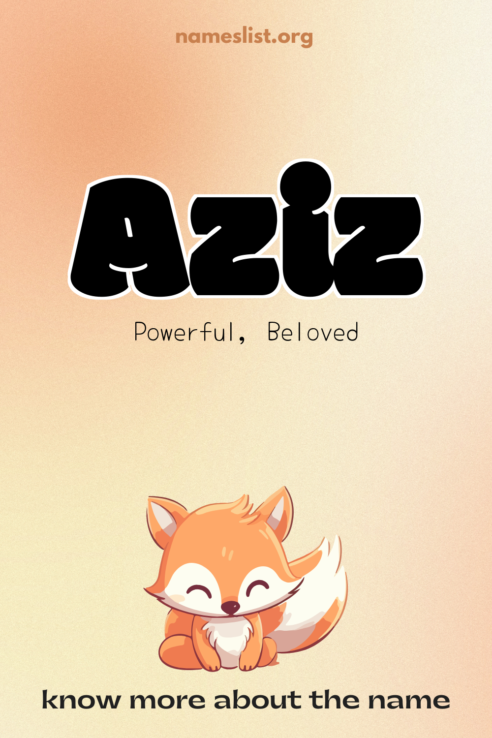 Aziz meaning and origin