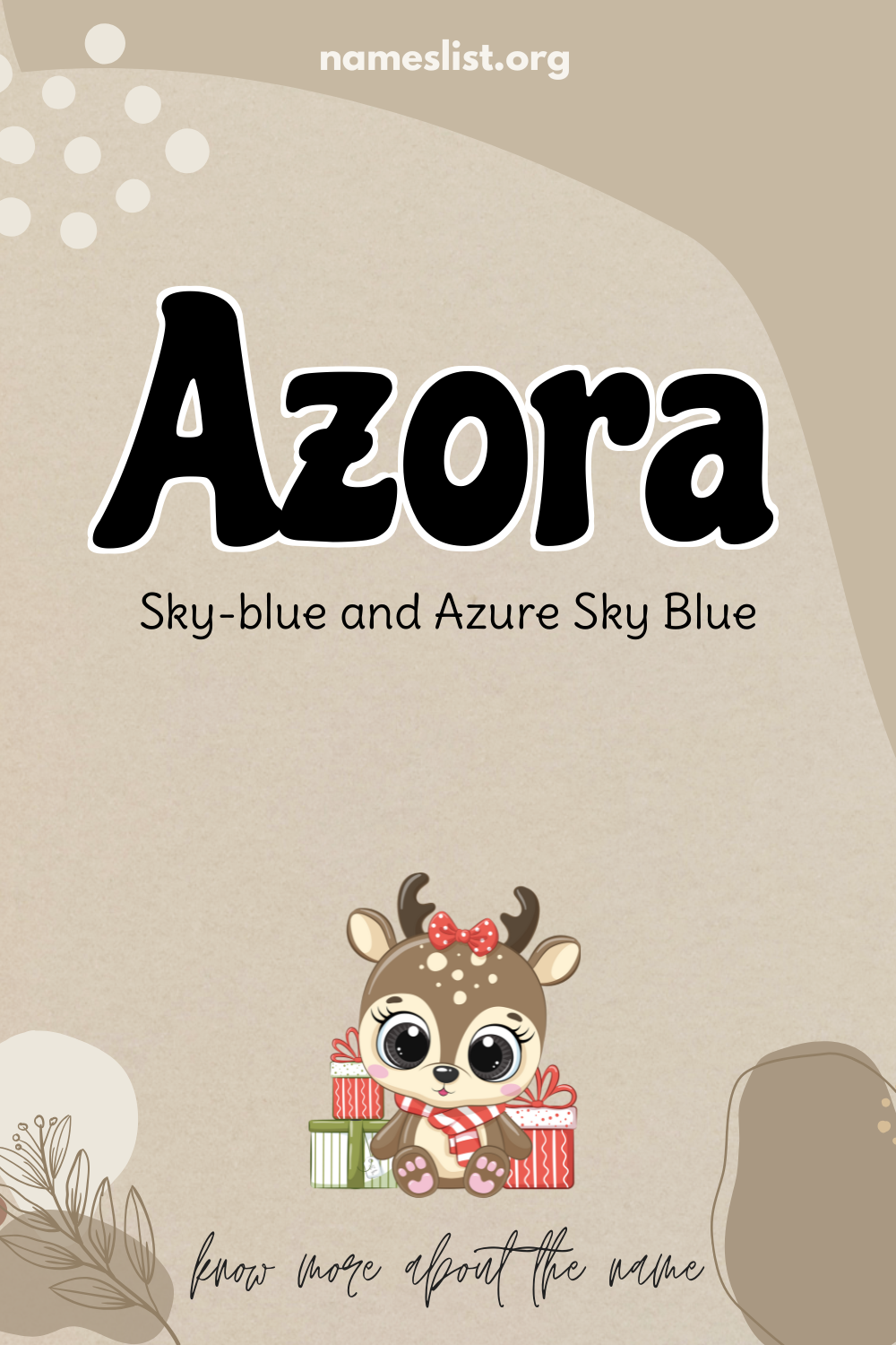 Azora meaning and origin