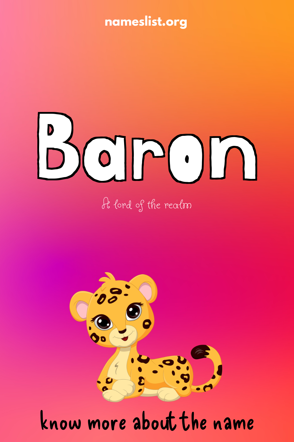 Baron meaning and origin