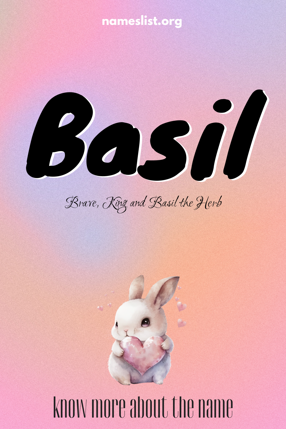 Basil meaning and origin