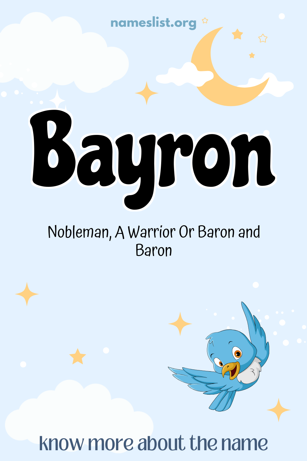 Bayron meaning and origin
