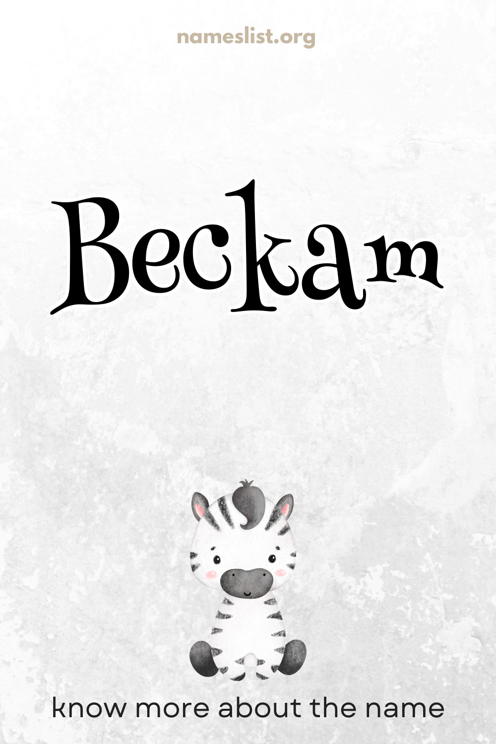 Beckam meaning and origin