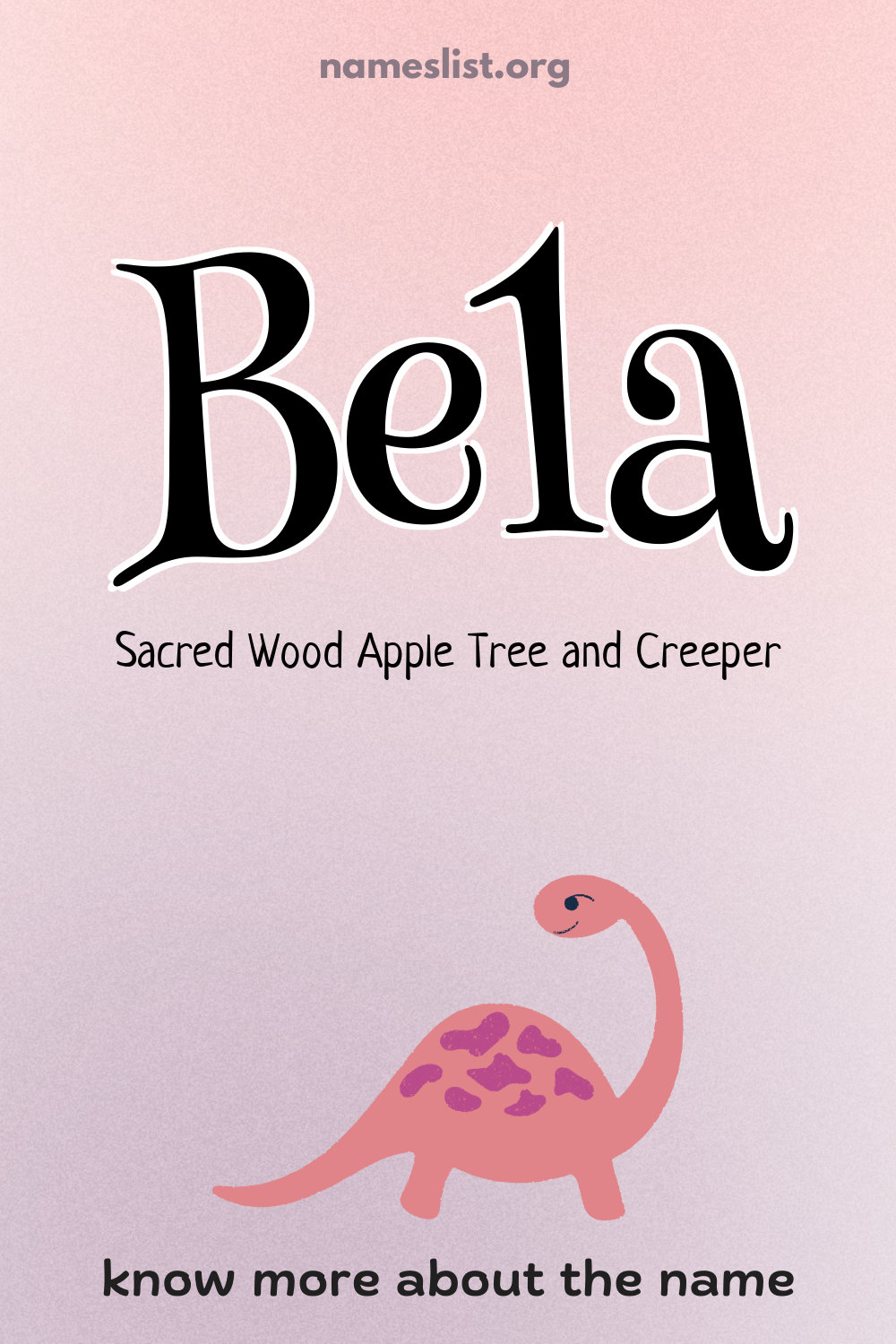 Bela meaning and origin