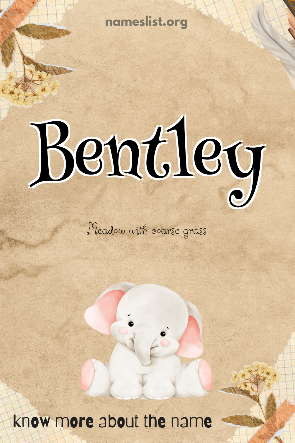 Bentley meaning and origin