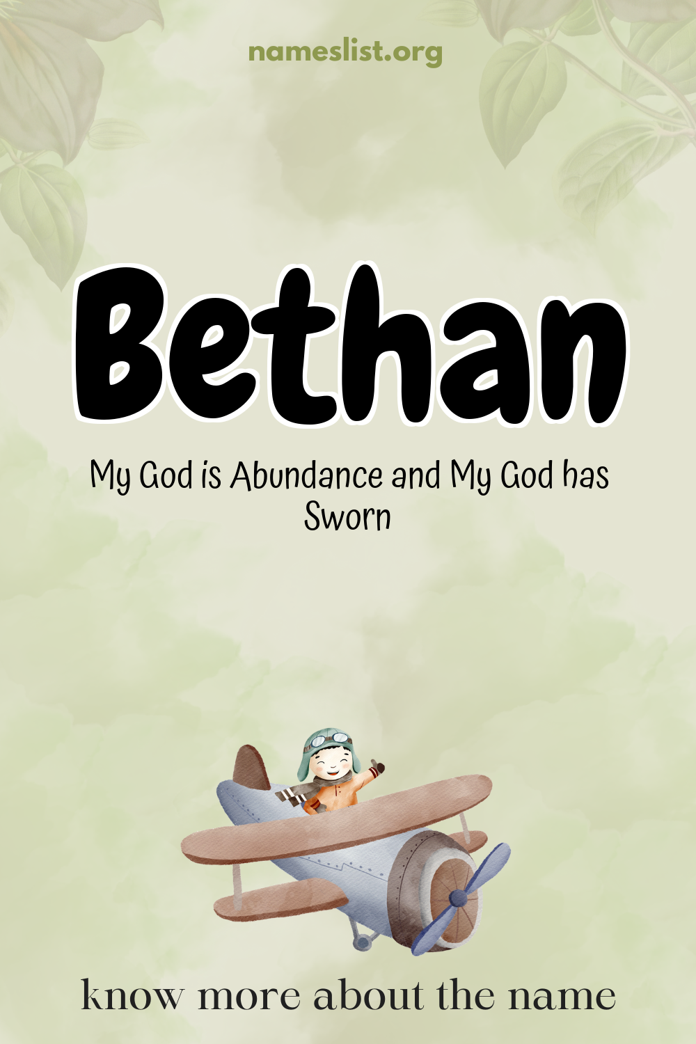 Bethan meaning and origin