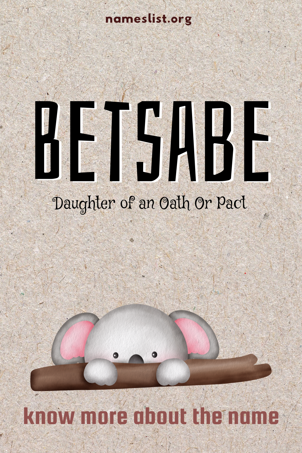 Betsabe meaning and origin