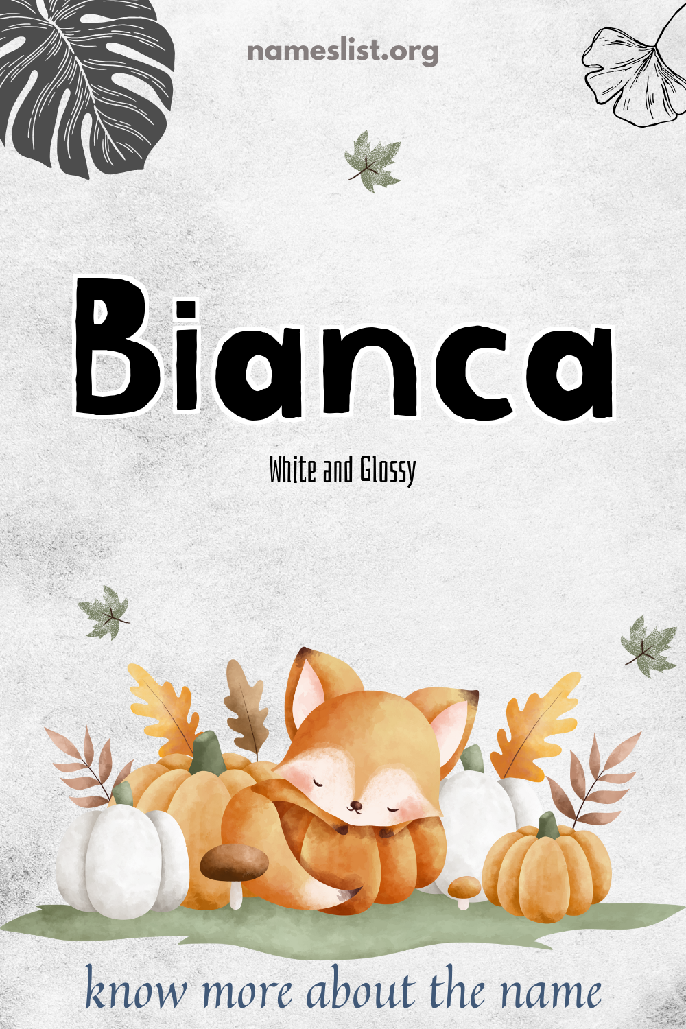 Bianca meaning and origin