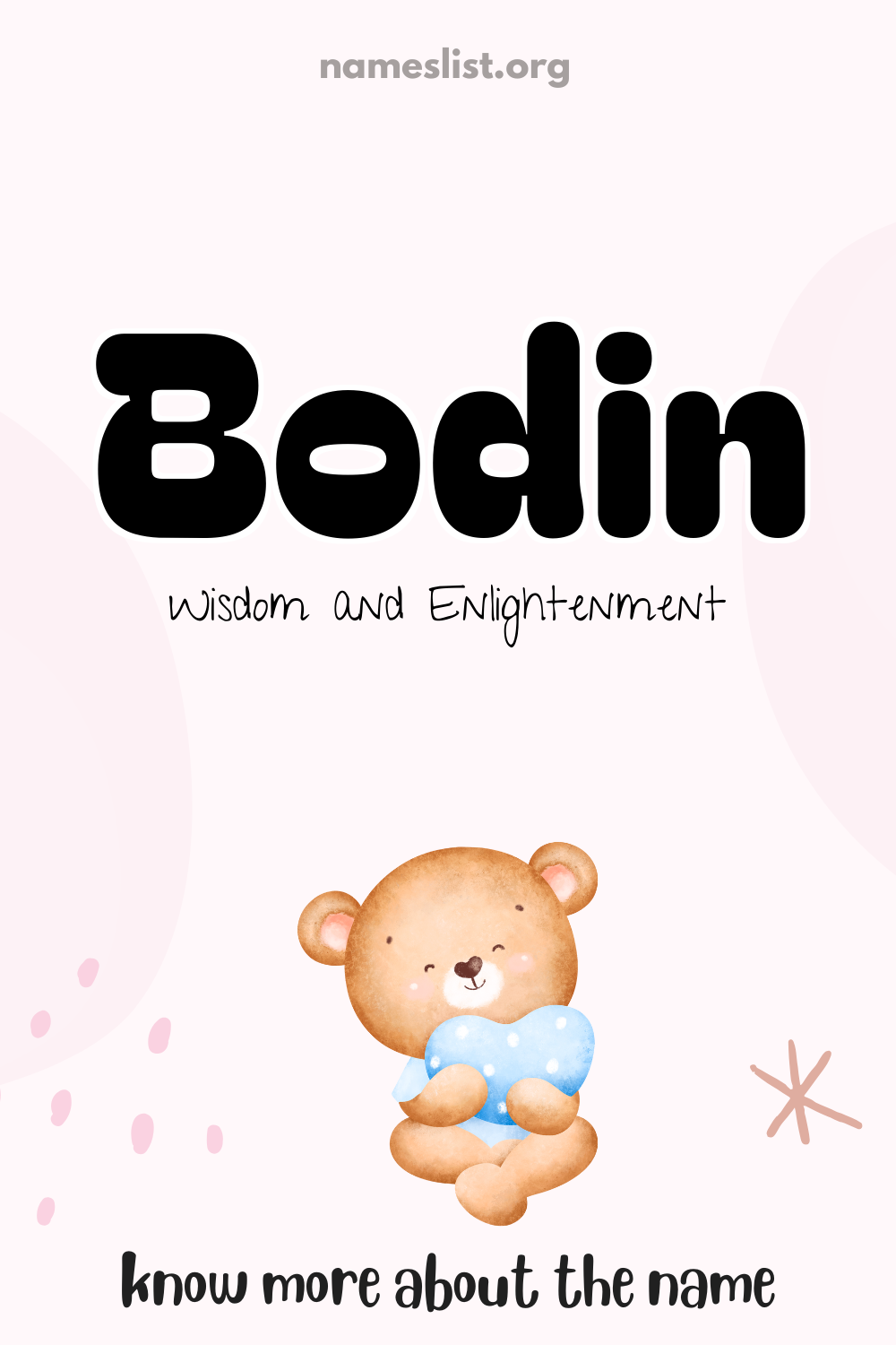 Bodin meaning and origin