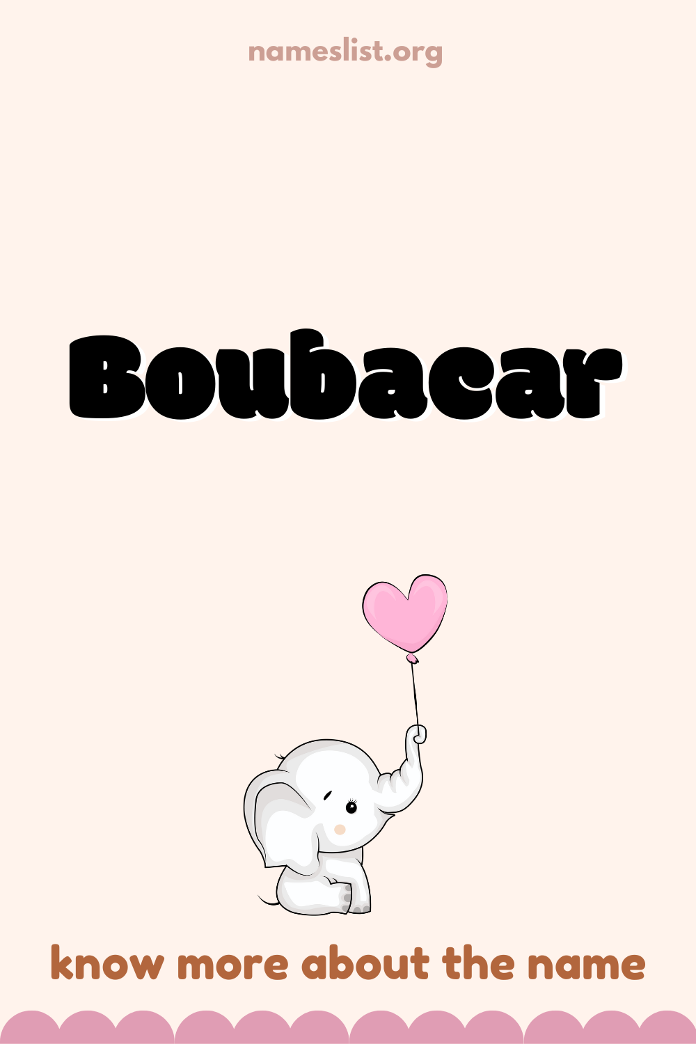 Boubacar meaning and origin