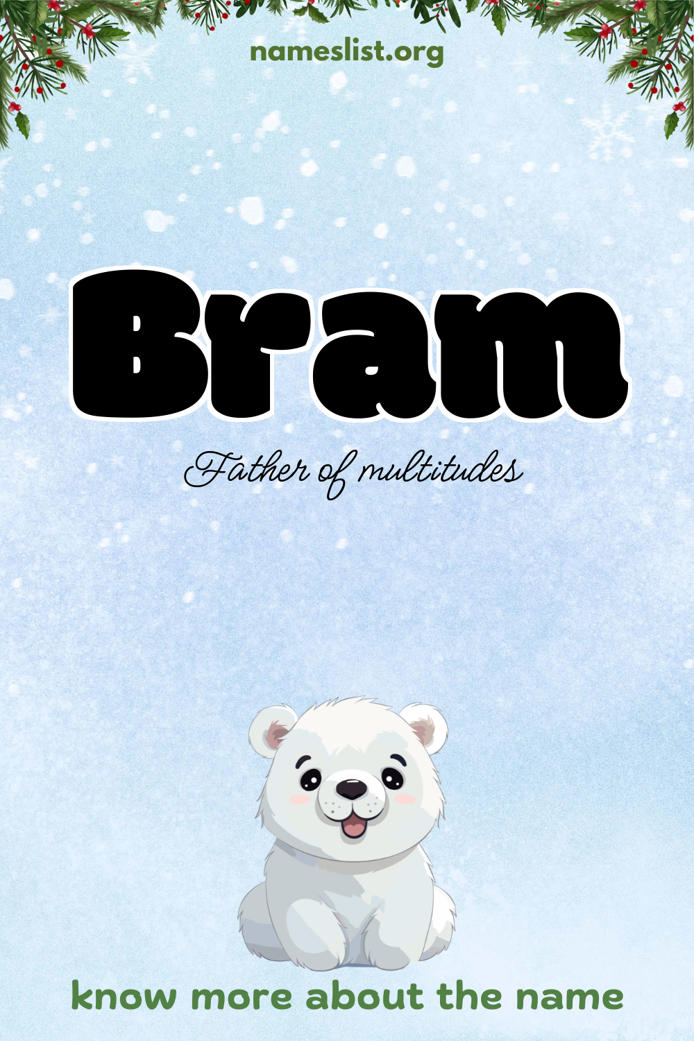 Bram meaning and origin